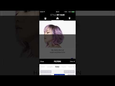 Style My Hair: try on hair styles, color makover