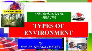 TYPES OF ENVIRONMENT - Environmental studies