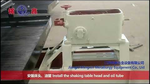 Double shaking table installation