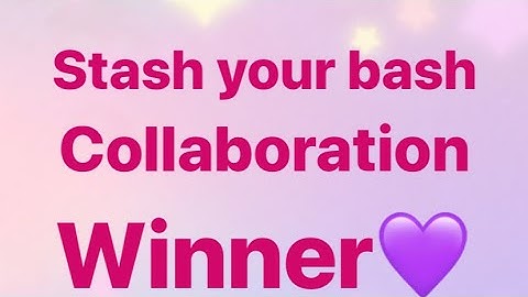 🖤🌟WINNER!!! Has been chosen for the bash your stash collab🌟🖤