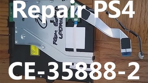Repair PS4 CE-35888-2 error code WITH or WITHOUT the original BD-ROM Logic Board - play game discs!