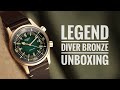 Longines Legend Diver Bronze Unboxing