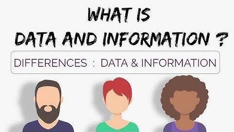 What is Data and information? different between data and information? full explained in Hindi Urdu