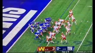 3 & 9 Giants Do..... A QB Sneak?