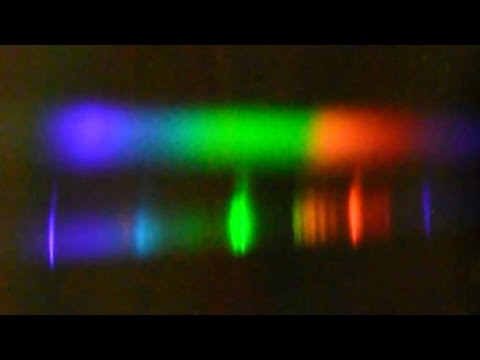 Spectrum of a Fluorescent Light Bulb vs. Spectrum of the Sun