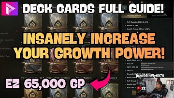 🔴 LEGEND OF YMIR GLOBAL :  IMPROVE YOUR GROWTH POWER BY COMPLETING & PROMOTING DECK CARDS 🔴