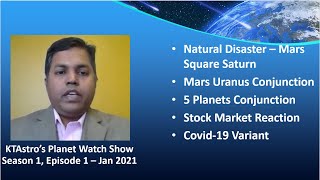 Political Turmoils, 5 planets conjunction, Natural Disaster, Mars Square Saturn - Jan 2021
