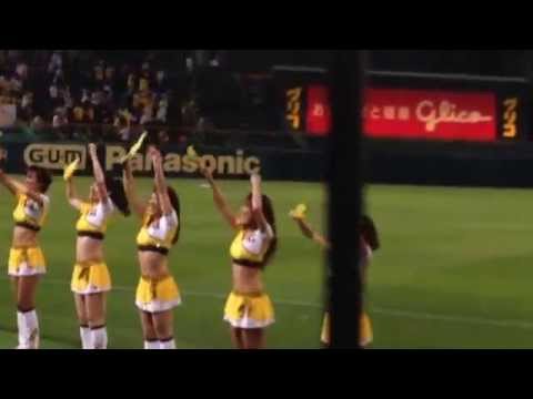 タイガースガールズ 勝利後のパフォーマンス 阪神対ヤクルト 27.4.28