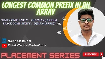 LongestCommonPrefixInAnArray|String|Java|GFG|PlacementPreparationSeries|FullExplanationWithCode|Sk|