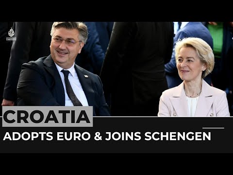 Croatia adopts euro, enters borderless Europe club on New Year