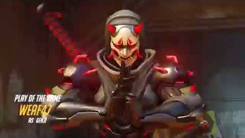 Overwatch POTG │Genji saved point on payload