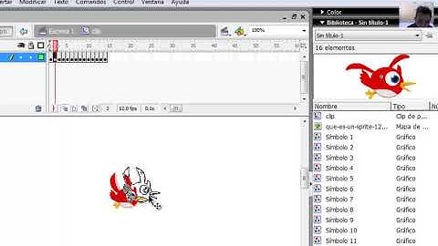 Símbolos gráficos dentro de símbolo de vídeo en Flash