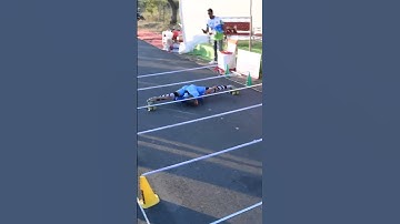 Fastest time to limbo skate over 50 metres - 6.94 seconds by Shrishti Sharma 🇮🇳