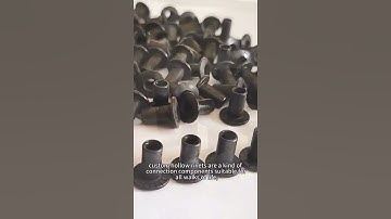 Looking for a factory that makes custom full hollow rivets?  #custom #rivet #supplies #factory
