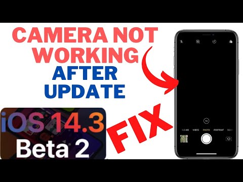 iOS 14.3 Beta 2 ! Camera Not Working After Update ! Fix Camera issue On iPhone ! iPhone Camera i