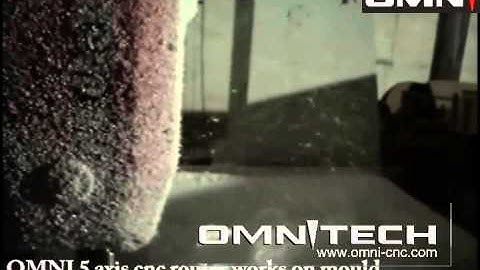 Omni 5 axis cnc router working video 1