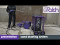 Sandstrahlsystem  falch sand blasting equipment  product presentation  wwwfalchcom