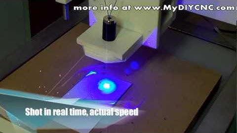 MyDIYCNC Prototype Laser Head Tests