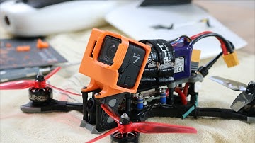 Nazgul5 & GoPro HERO 7 Black on a freshly 3D Printed TPU Mount