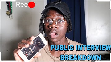 HOW TO FILM A PUBLIC INTERVIEW IN 2024