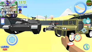 Dude Theft Wars: Open World Sandbox Simulator Update - New Military Vehicles | Android Gameplay HD