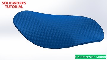 SolidWorks Tutorial | How To Make Curved Surface in SolidWorks | SolidWorks
