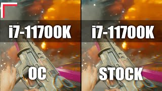 Intel Core i7-11700K OC vs i7-11700K Stock — Test in 8 Games! [1080p, 1440p]