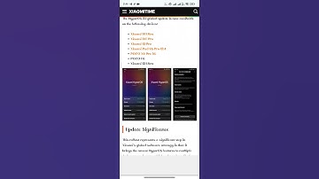 Xiaomi releases HyperOS 2.1 global update for 7 devices