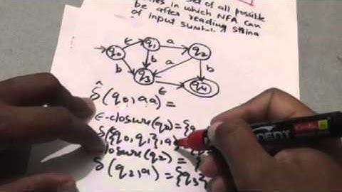 EXTENDED TRANSITION FUNCTION FOR NFA WITH e- TRANSITIONS