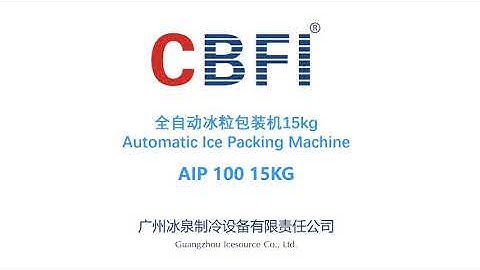 Automatic ice packing machine API-100 cbfi for ice factory