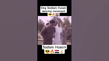 King Saddam Husain Dancing Movement صدام حسين Youtubeshorts Shortvideo 