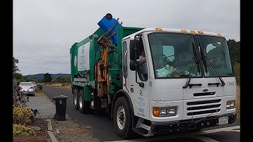 Ex North Bay Corp. Sterling Condor Labrie Automizer garbage truck!