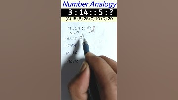 Number Analogy Reasoning Short Tricks | #reasoning short tricks #ssc #ssccgl #sscgd #sscchsl