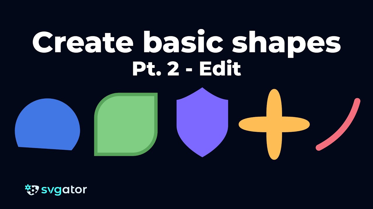 How to Create Basic Shapes - Part 2 - Paths