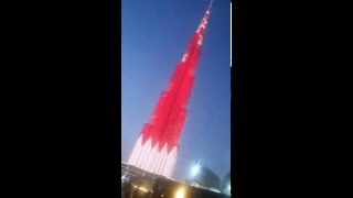 Dubai - Burj Khalifa National day 2015