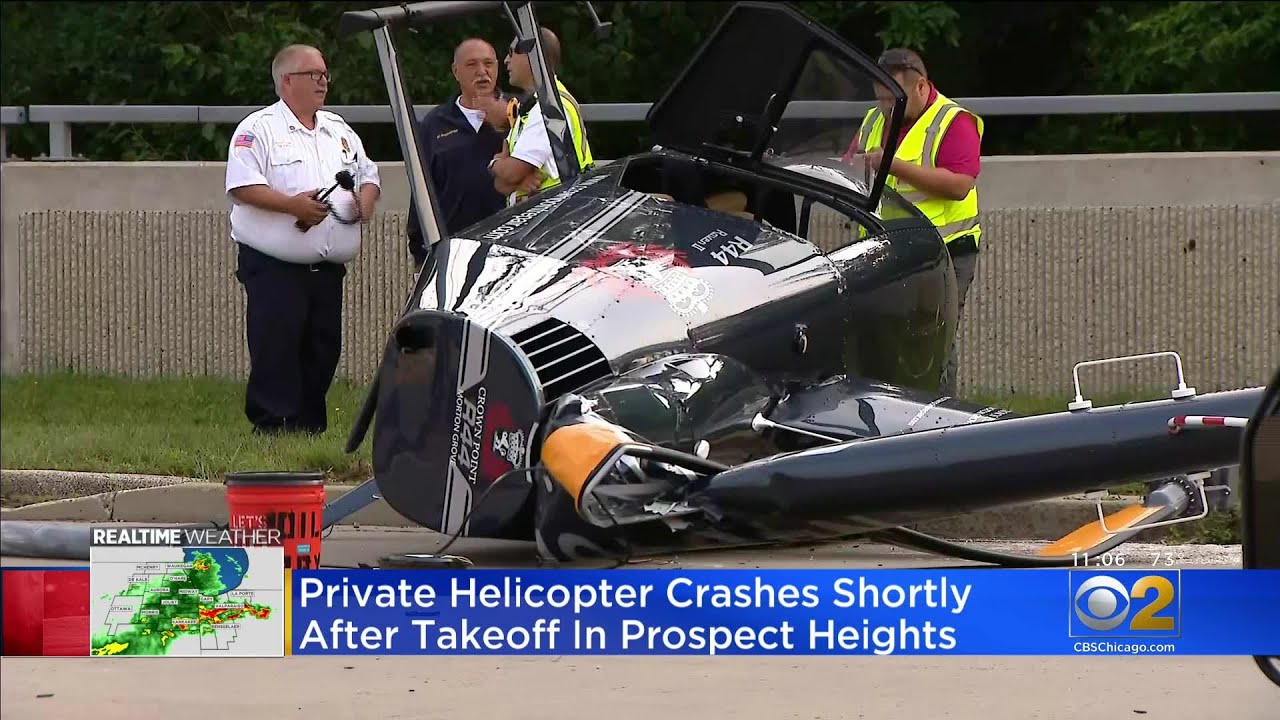 Private Helicopter Crashes Shortly After Takeoff In Prospect Heights