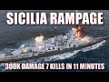 Sicilia italian regia marina battleships world of warships bb gameplay