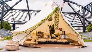 Luxe staycay with glamping picnic atop Grand Park City Hall | Suite Life screenshot 3