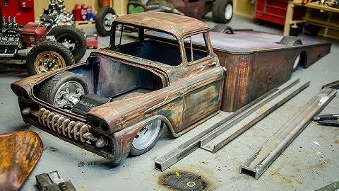 The Rat Rod Ramp Truck Scratchbuild, Proairrc & Nightcrawlers3d, Part 4, Front Axle Fab