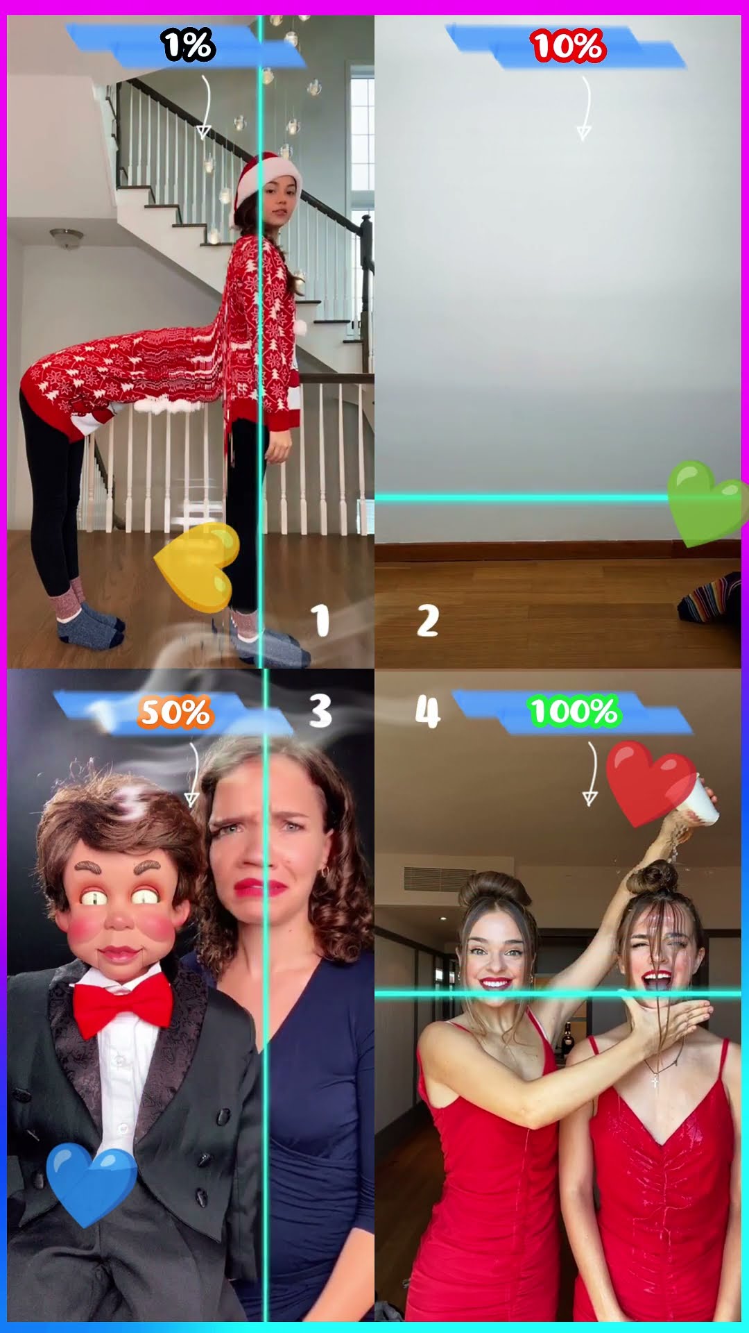 Doo DOO ?? 1, 2, 3 or 4 #shorts #tiktok #viral #dance #cute #funny #trend