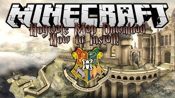 Minecraft Hogwarts Map Download! - How to Install /w Texturepack (1.8 Updated)