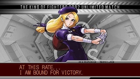 The king of fighters 2002UM HINAKO COMBO