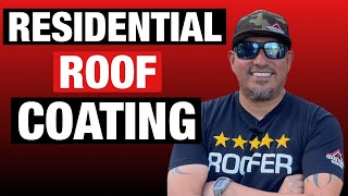 How to apply Silicone Roof Coating on a Residential Home