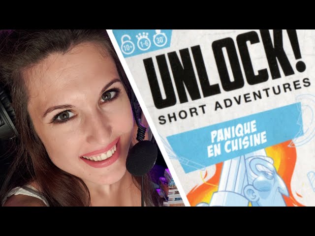 Jeu d'ambiance Asmodee Unlock! Short Adventure 1 : Panique en cuisine