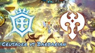 Crusader vs Barbarian Round Match Dragon Nest Sea