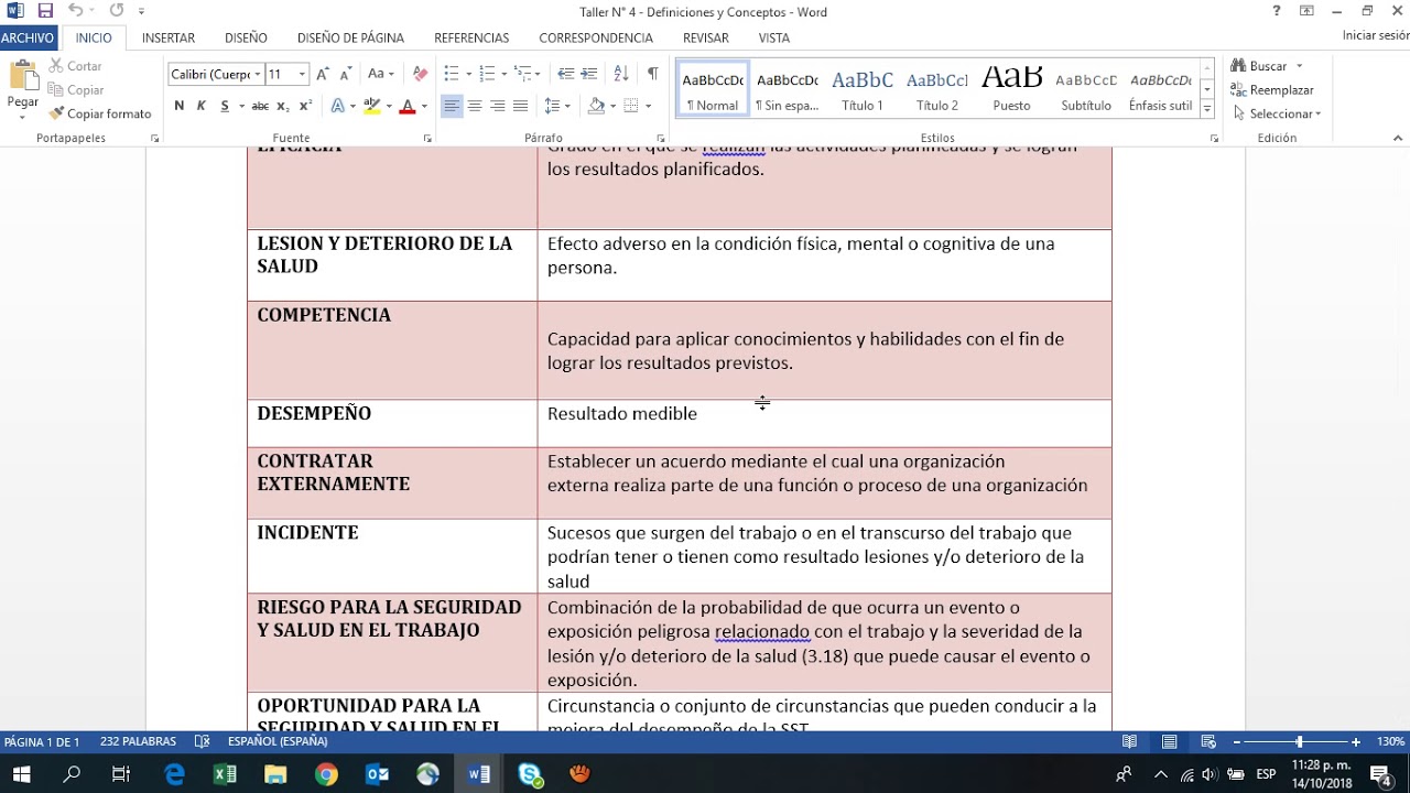 Video 4 Definiciones conceptos YouTube
