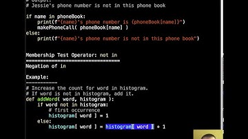 in Operator (Dictionaries)