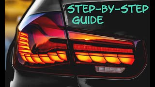 How To Install BMW GTS Style OLED - M3 F30 (Or Any 3 Series)