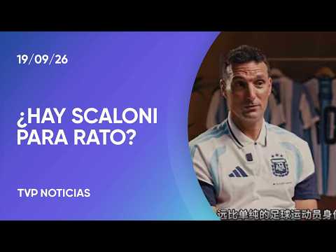 Scaloni does not rule out renewing his contract as head coach of the National Team