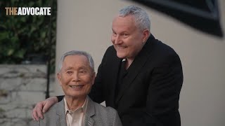 George & Brad Takei | Opposites Attract, Advocate.com Love Issue BTS